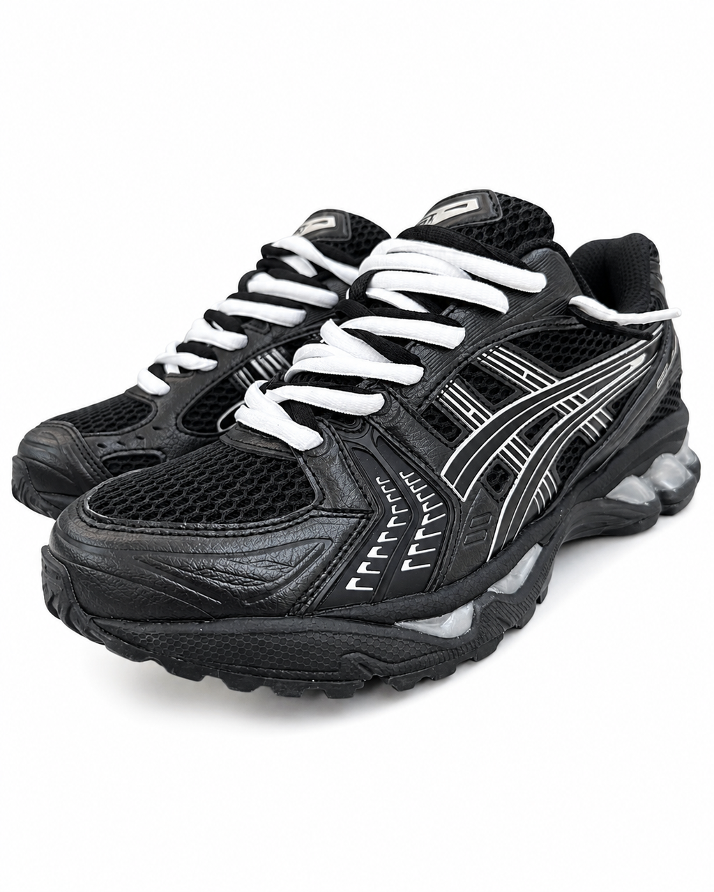 DOUBLE LACED Asics GEL Kayano 14- black