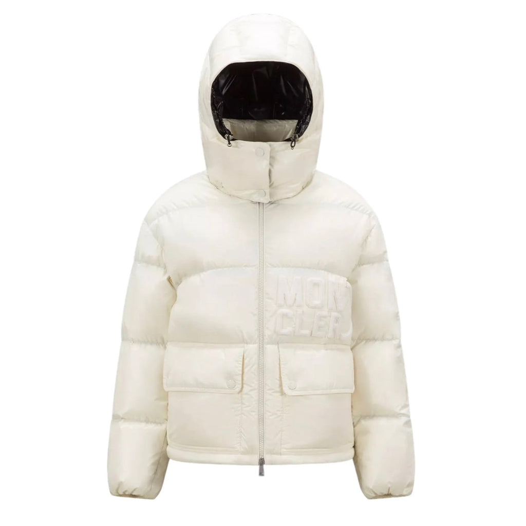 Moncler Abbaye Down Jacket- White