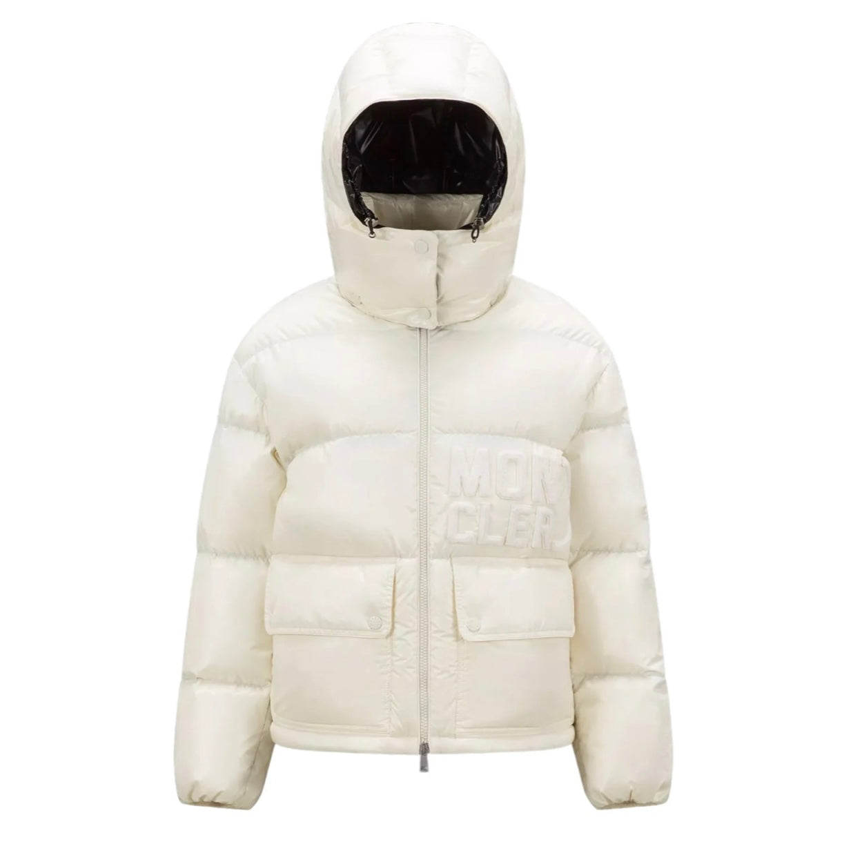 Moncler Abbaye Down Jacket- White