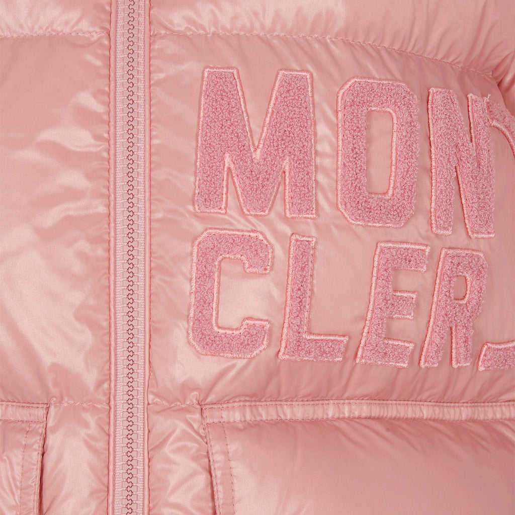 Moncler Abbaye Down Jacket- Pink