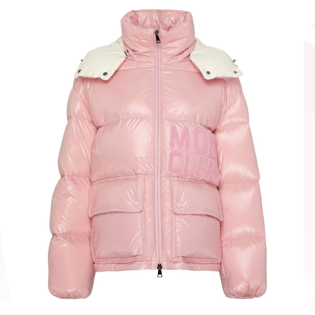 Moncler Abbaye Down Jacket- Pink
