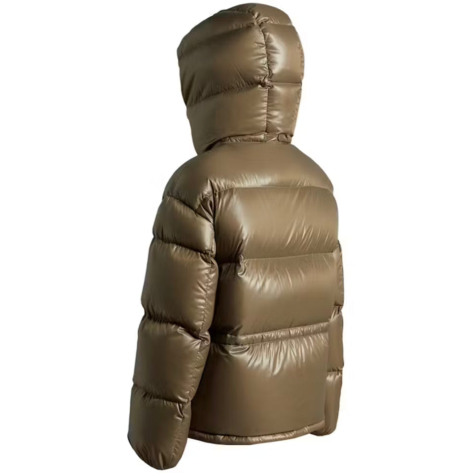 Moncler Abbaye Down Jacket- Green