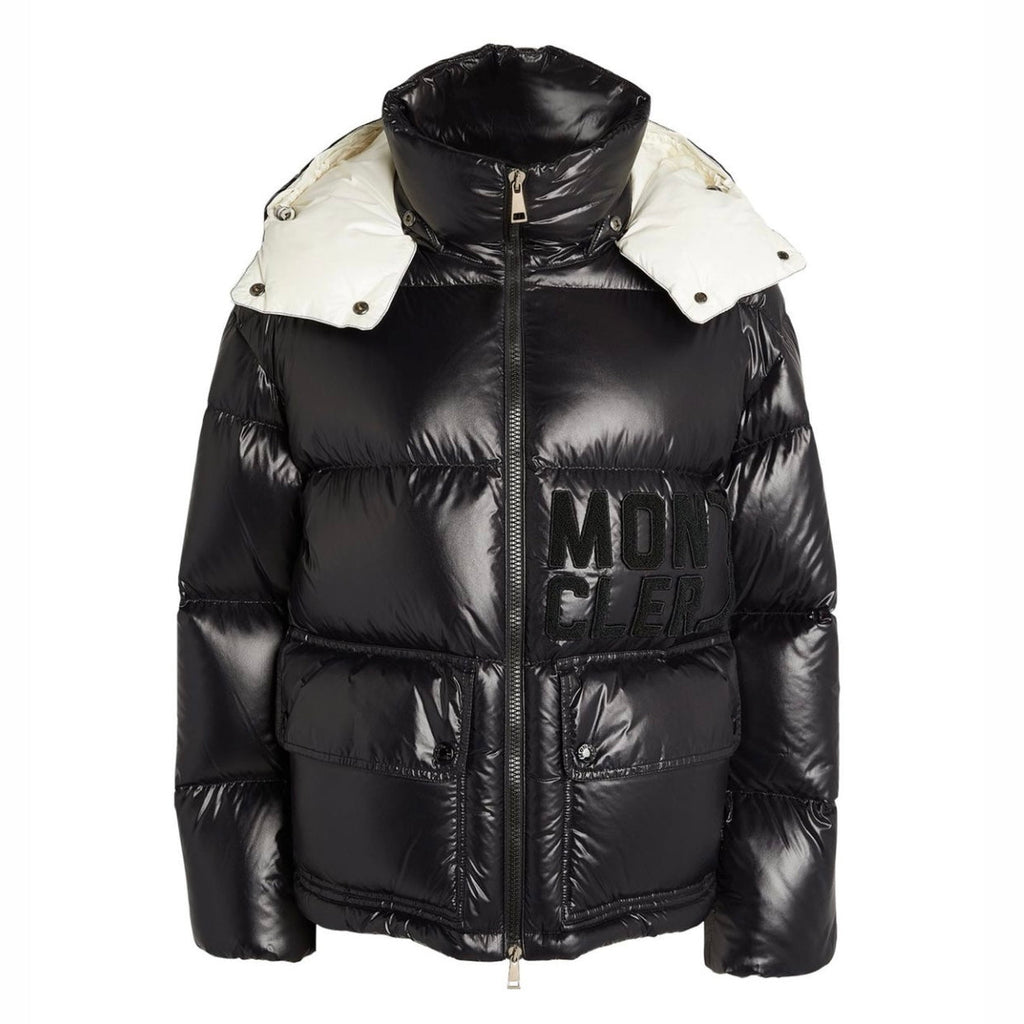 Moncler Abbaye Down Jacket- Black