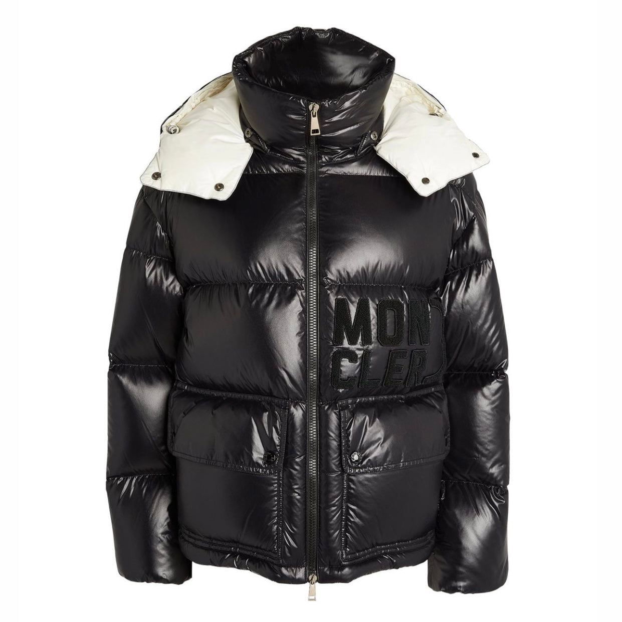 Moncler Abbaye Down Jacket- Black