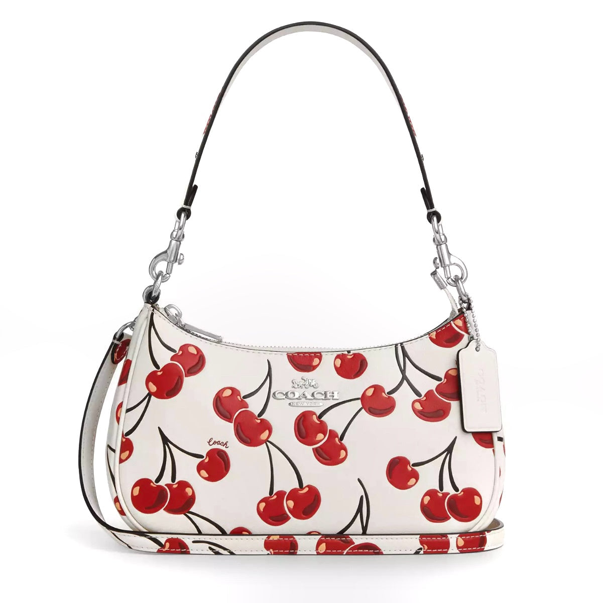 Coach Teri Cherry Bag- White